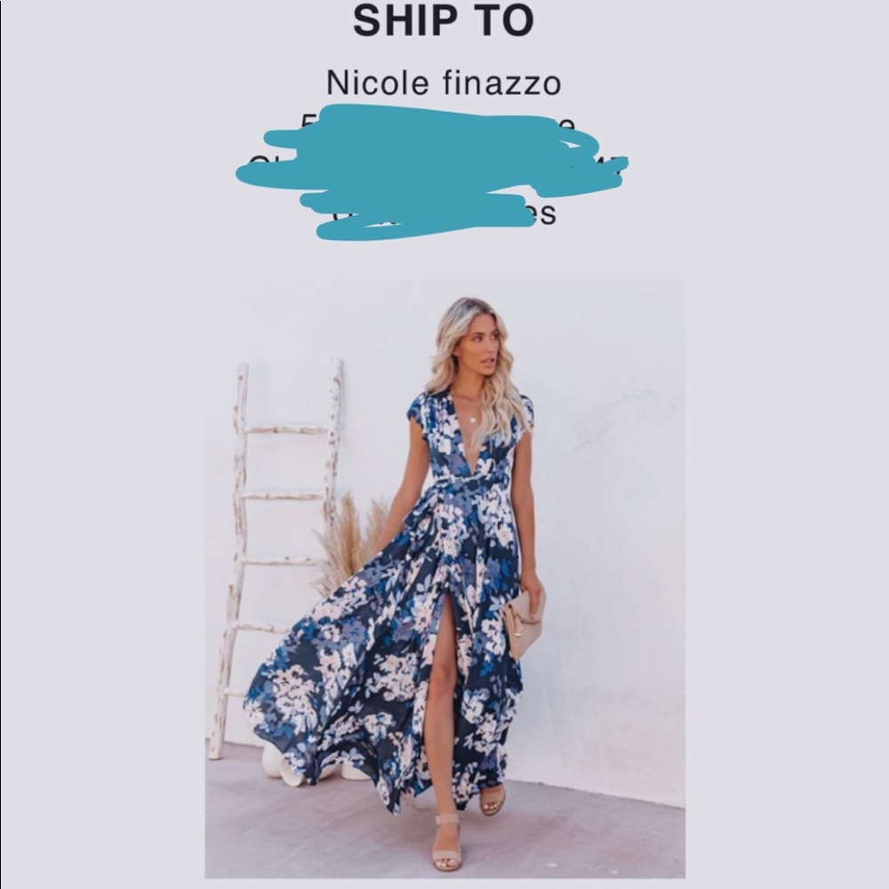 Vici Wrap Dress Medium - Picture 4 of 5
